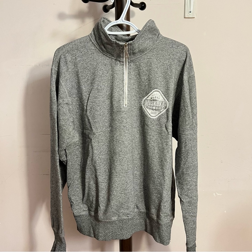 muskoka quarter zip sweater
